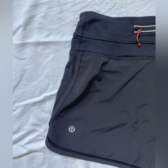 Lululemon Black Low-Rise 4" Speed Shorts, Size 4 EUC - Picture 4 of 5